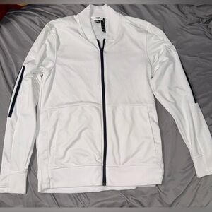 adidas, Mens Zipper Snap Track Jacket size M [B-80]